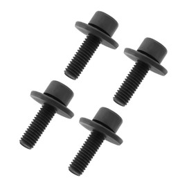 VGOL 4pcs 266133-3 Blade Clamp Hex Bolt M6x20 Metal Fixing Bolt Accessorie Compatible with Makita BSS611 DSS610 DSS611 Circular Saw, Black
