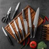 Wood Kitchen Set Knife Set for Kitchen with Block Stainless