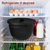 Topcover Silicone Bowl Liners for Kitchen,Silicone Liners Mixer for 5