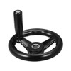 sourcing map Hand Wheel 160 mm Diameter 16 mm Bore