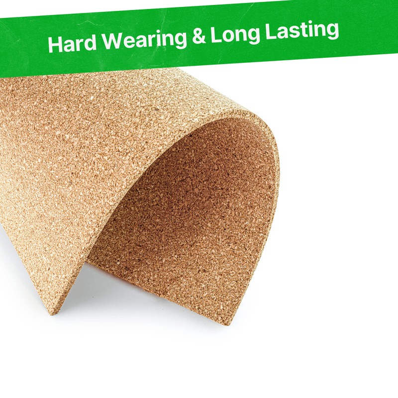 Treefloor Natural Plain Cork Tiles - 300mm x 300mm x
