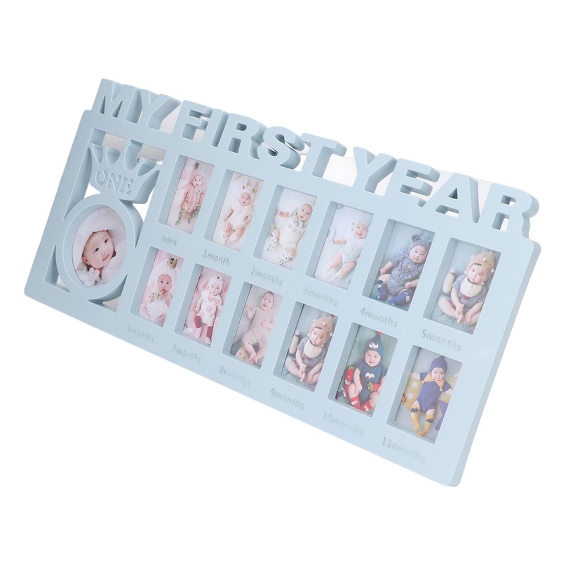 Newborn Photo Frame Durable Polished 12 Small Picture Frames Record