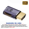 xiwai HDMI 8K macho a HDMI 2.1 hembra plano horizontal