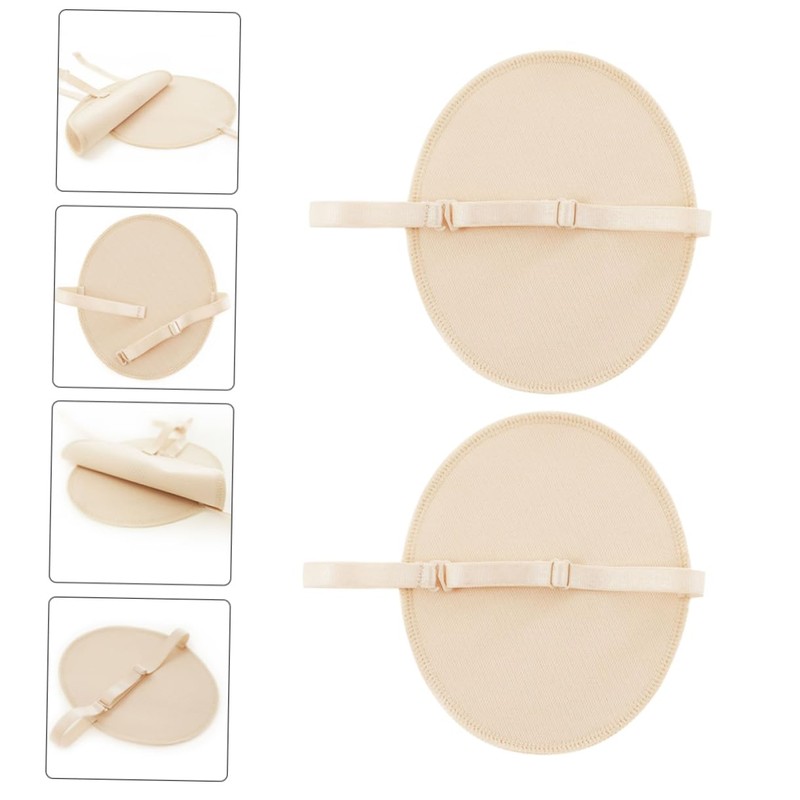Healeved 2 Pairs Underarm Sweat Pad Portable Armpit for Women