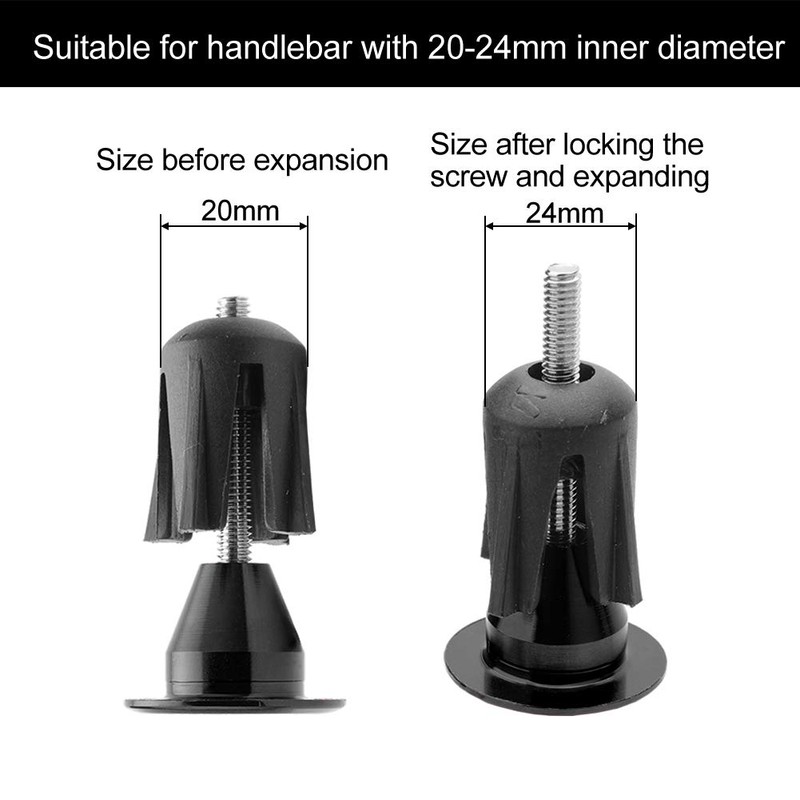 TOPCABIN® Double Lock on Locking Bicycle Handlebar Grips Cycle Bicycle