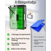 Clearview Clipboard with 2 Storage, Dry Erase 8.5x11 Heavy Duty