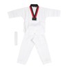 Kids Taekwondo Uniform with Belt Polyester and Cotton Breathable Soft