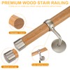 ROTHLEY Pipe Handrails for Indoor Stairs: 3.3FT Stair Railing Indoor