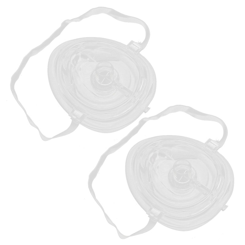 Pocket Resuscitator OneWay Valve Breathing Emergency Artificial CPR Rescue Face