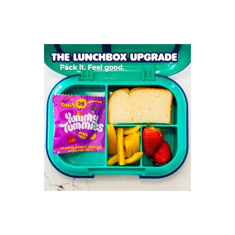 Yummy Tummies Low Sugar Fruit Snacks, 3g Sugar Per Pouch,