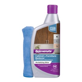 Rejuvenate Cabinet And Furniture Restorer Fills In Scratches, Shines And Protects Indoor Cabinets And Furniture, 16 Ounces
