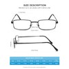 OKH-Gafas de lectura para hombre, paquete de 3 gafas de