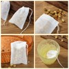 MIVIDE 1000PCS 7x9CM Empty Tea Bags for Loose Tea, Disposable