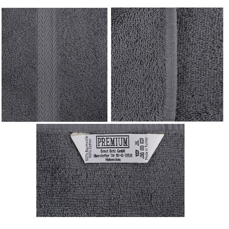 Betz 10 Stück Seiftücher Premium 100% Baumwolle Seiflappen Set 30x30