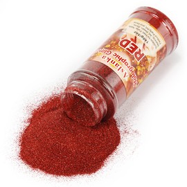 Aslanka 140 g Holographic Glitter Powder, Red Glitter Powder, Glitter Powder, Colourful Iridescent for Nail Art, Epoxy Resin, Eyeshadow, Face, Crafts, DIY