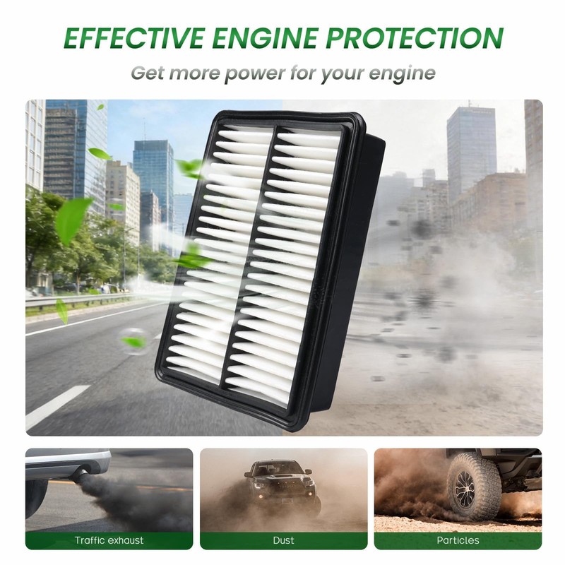 Engine & Cabin Air Filter Kit for 2019-2026 Mazda3, 2020-2026
