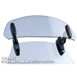 Puig 6319W CLIP-ON VISOR [CLEAR] Variable Clip Visor Motorcycle Motorcycle Parts Screen
