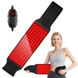 Red Light Therapy for Body, Infrared Light Therapy for Shoulder Waist Muscle, Upgraded 3 in 1 Led Beads, 660nm Red Light & 850nm Near Infrared Light Therapy Belt