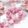 12pcs/Set Soft Elastic Silk Scrunchies, Hair Loops Ponytail Holders Hair