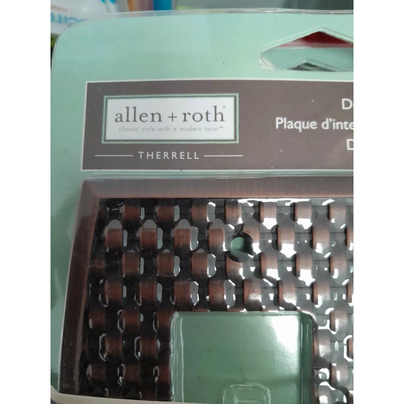 Allen Roth Double Decorator Dark Oil Rubbed Bronze 0364686
