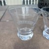 Baileys TWO Baileys Flared Drink Glasses Irish Cream Lowball Cocktail