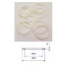 4 x Nylon Washers for Door Handles With 20.7mm Diameter