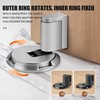 VACNEA Windproof Door Stopper, Mechanical Heavy Duty Adjustable Height Door