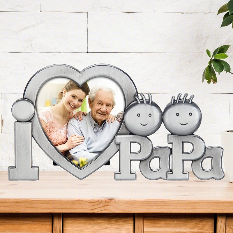 LASODY I LOVE PAPA PICTURE FRAME- PAPA GIFTS PAPA FRAME