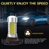 SHENKENUO 2PC 5202/H16 White LED Fog Light Bulbs For Chevy
