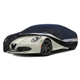 Holthly Coupe Car Cover Custom Fit Alfa Romeo 4C 2013-2019, 100% Waterproof Breathable Outdoor Car Covers, Sun Rain Dust Snow Protection. (Ships from US Warehouse, Arrive Within 3-7 Days)