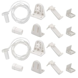 ANNTIM Set of 2 Roller Blind Klemmfix Brackets, Roller Blind Holder, Window Replacement Parts, Double Roller Blind, Clamp Holder for Blackout Roller Blind, Window Klemmfix Roller Blind, Double Roller