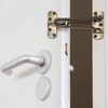 QWORK 1 Piece Secondary Security Lock, Zinc Alloy Secondary Door