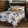 Carstens Vintage Lodge Quilt Set, Twin, White