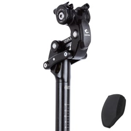 SAFORTBIKES Suspension Seatpost for eBike/Heavy Riders - Upgraded USS-SP19 - Shock Absorbing Comfortable Seat Post, Electric Bikes Upgrade Accessories (30.9mm)