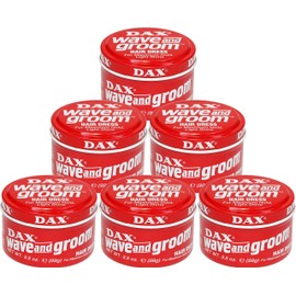 Dax Wave and Groom Hair Dress, 3.5-Ounce Jars (Pack of 6)