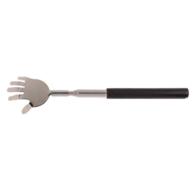 The telescopic back scratcher with approx. 70 cm total length