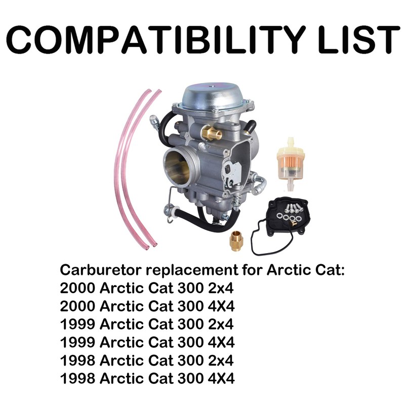 waltyotur Carburetor Carb Replacement for Suzuki Quadrunner 500 LTF500F 4x4