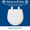 BEMIS TC50TTA MARINE Toilet Seat, Small Toilet Seat Made for