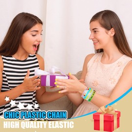 CCYTKS Trendy Cross Beaded Stackable Layering Bracelets Set for Women - God Christ Pray Beaded Stretch Bracelets Elastic Layering Friendship Bracelets Jewelry Gifts for Women, general, no gemstone