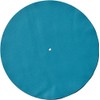 Genuine Leather Turntable Platter Mat - Turquoise
