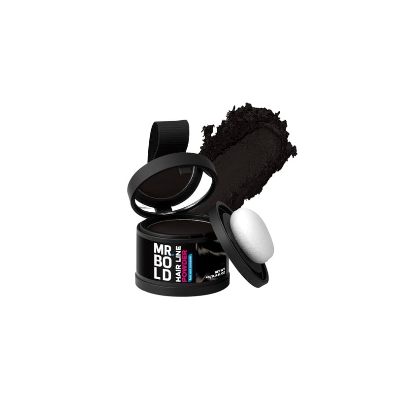 Mr Bold Hairline Powder 4g (Black, 4 Gram)
