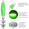 Luminous Squid Jig Hooks Fluorescent Fishing Lure Baits Luminous Cuttlefish