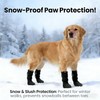 Phaechild Anti Slip Dog Socks Boots with Zipper,Waterproof Dog Shoes