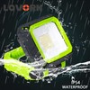 LOVORK 2 Pack Rechargeable Work Light Clamp Rotating Flood Light,
