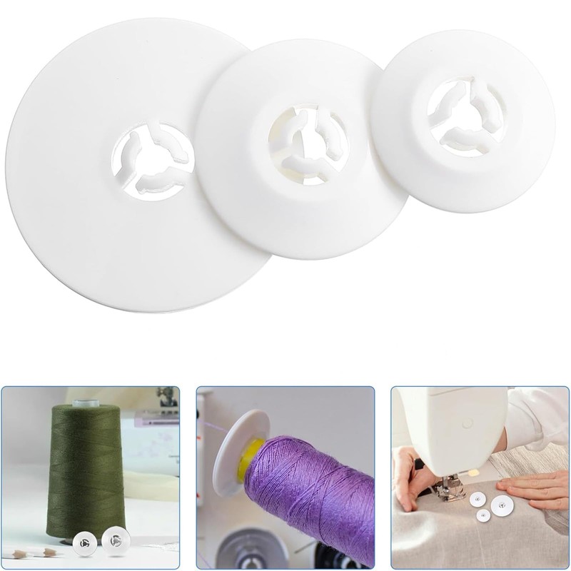ApexPine 6 Pcs 3 Sizes Sewing Machine Spool Caps Set