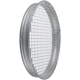 HVAC OV Galvanized Metal Duct End Cap - 12 Inch Fit with Mesh - Available in Different Sizes to Suit