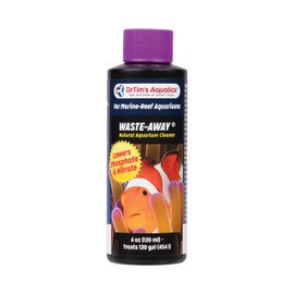 Dr.Tim’s Aquatics Waste-Away Natural Aquarium Cleaner – 4 oz – Sludge Busting Formula for Saltwater & Freshwater Tanks – Improves Circulation, Breaks Down Hidden Organic Waste