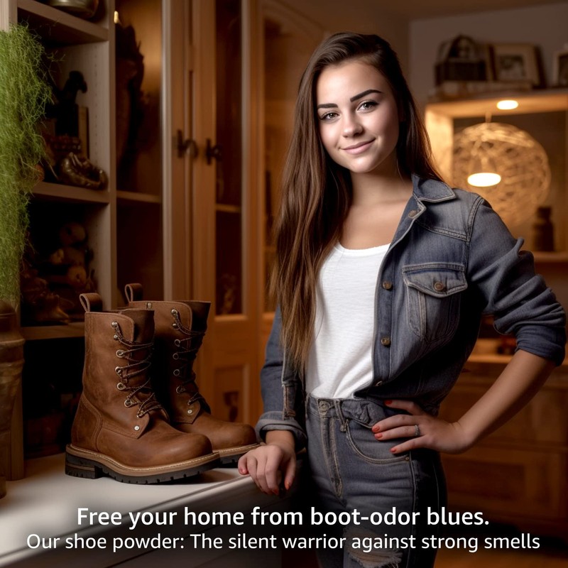 Lumi Outdoors Natural Shoe Deodorizer Spray and Foot Powder Bundle