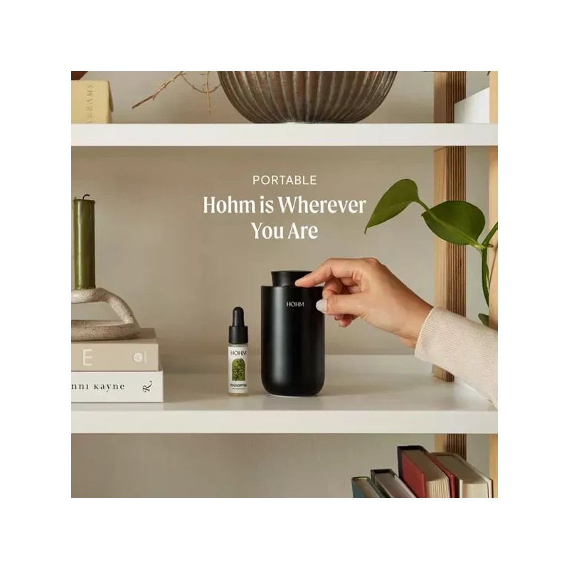 Essential HOHM Essential Oil Atomizer Waterless Diffuser* Black *