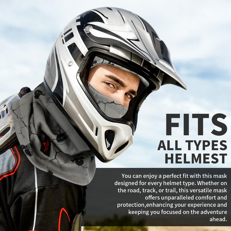 LANLFY 2PACK FR Full Face Mask for Men CAT2 Cotton